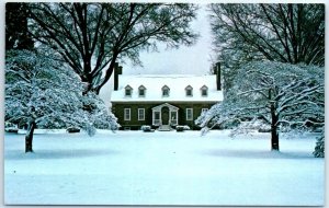 Postcard - Gunston Hall, Winter, Home of Patriot George Mason - Lorton, Virginia