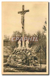 Old Postcard Calvary Pose a restoration of two churches in the Chaussee