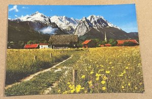 UNUSED POSTCARD - BAVARIAN MOUNTAINS, GARMISCH - PARTENKIRCHEN, GERMANY