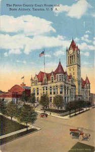 Court House & State Armory Tacoma Washington 1910c postcard