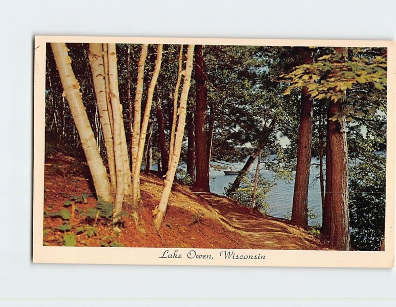 Postcard Lake Owen, Wisconsin