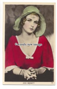 b4321 - Film Actress - Joan Bennett - postcard Picturegoer Colourgraph C14a