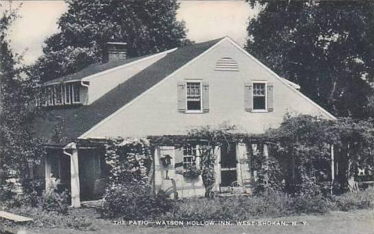 New York West Shokan Watson Hollow Inn The Patio Albertype