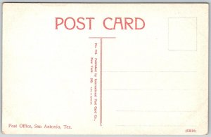 San Antonio Texas c1910 Postcard Post Office Building