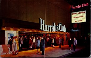 Postcard 41 Foot Air Curtain Harrah's Club Reno Nevada