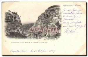 Old Postcard Constantine Road From LaCorniche