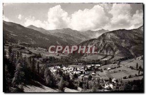 Postcard Modern Allos Vue Generale