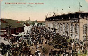 Toronto Ontario Entrance to Grand Stand c1910 Postcard H33