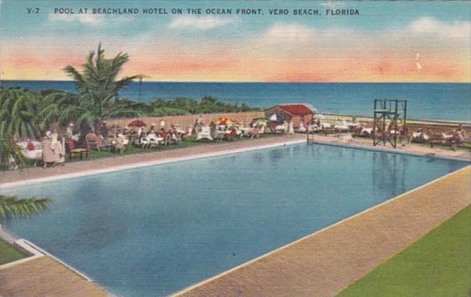 Florida Vero Beach Pool At Beachland Hotel