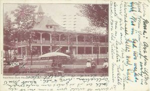 Sans Souci Park Theatre and Cafe Chicago IL 1906 Hand-Tinted Postcard