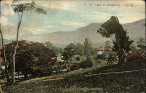 Taiping China Park & Residency c1910 Postcard