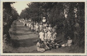 Belgium Ravels Vrouw van de Kempen School voor Zwakke Meisjes Postcard C137