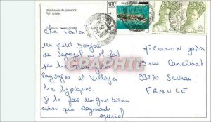 Postcard Modern Merchant Senegal fish