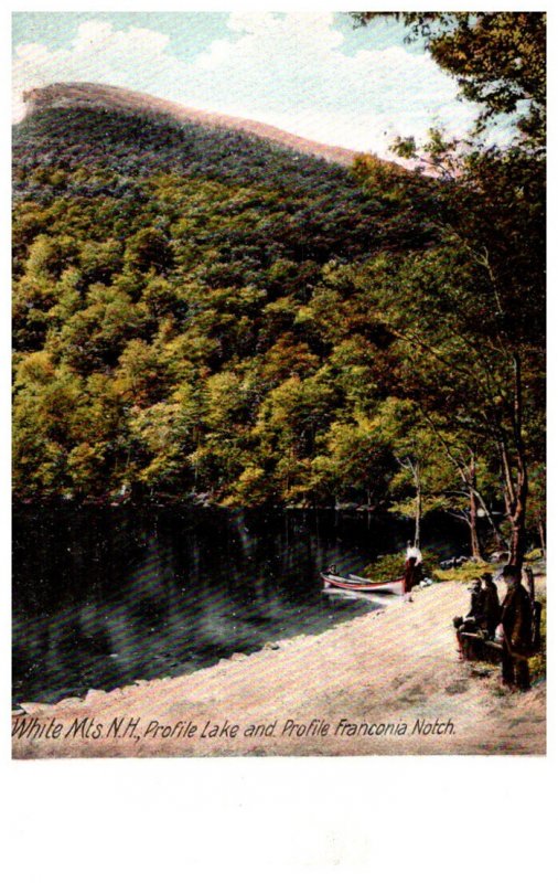 New Hampshire White Mtns  Franconia Notch  Profile Lake