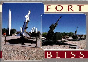 Continental Postcard US Army Air Defense Artillery Museum Fort Bliss, Texas CF1