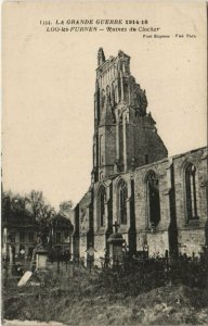 CPA Loo-les-Furnes - Ruines du Clocher (136221)