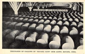 Havana Cuba Havana Club Rum Aging Vintage Postcard AA50013 