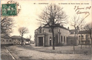 France Dunkerque La Chapelle de Notre Dame des Dunes Vintage Postcard 04.97
