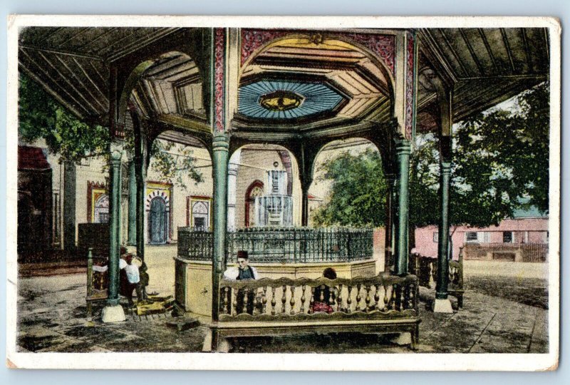 Saravejo Bosnia and Herzegovina Postcard The Interior of Bey's Mosque c1920's