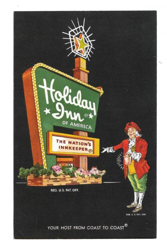 Holiday Inn Hammond Indiana Vintage Motel Hotel Advertising Postcard