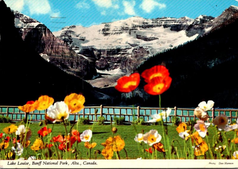 Canada Alberta Lake Louise and Mount Victoria 1973