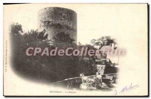 Postcard Old Dourdan Le Donjon