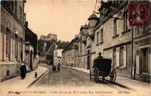 CPA NOGENT-le-ROTROU - Rue St-LAURENT - Vieille Maison (385692)