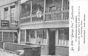 Ye Olde George Inn Southwark London England UK postcard