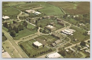 State View~Brevard NC~Aerial View Brevard College~Methodist~Vintage Postcard