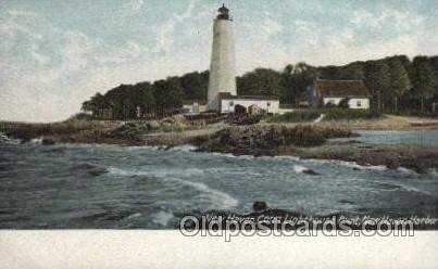New Haven, Conn USA Lighthouse Unused close to perfect