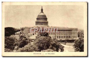 Old Postcard The Washington Parlenent