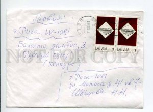 413152 LATVIA 1995 year Riga real posted cover
