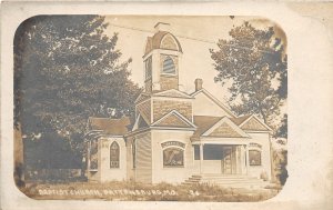 G84/ Pattonsburg Missouri RPPC Postcard c1910 Baptist Church Building