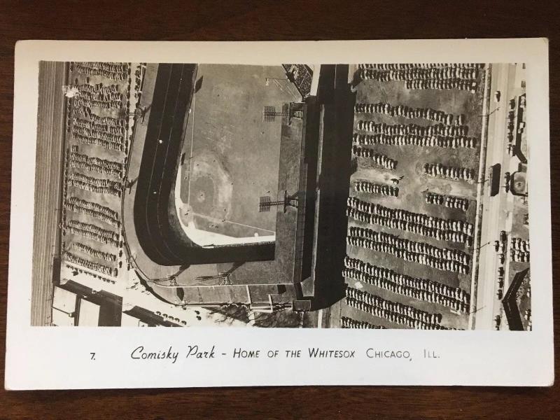 RPPC 1930s Comisky Park Home of the Chicago White Sox, IL by Grogen D15