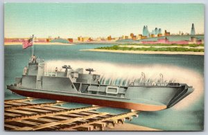 Transport~Kansas City MO~Ocean Going Vessel @ Harry Darbys Shipyard~Vintage PC