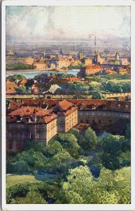 Czech Republic Prague Prag Se Starych Zameckych Schodu Vintage Postcard C095