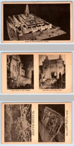 3 Postcards CHICAGO ~Century of Progress KING SOLOMON'S TEMPLE World's Fair 1933