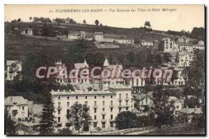 Old Postcard Plombieres Les Bains Vue Generale Des Villas and Hotel Metropole