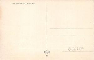 B36217 Budapest View from the St Gerard hill  hungary