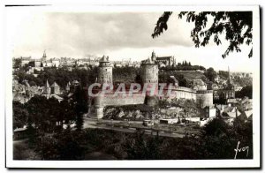 Modern Postcard Fougeres Chateau and City High