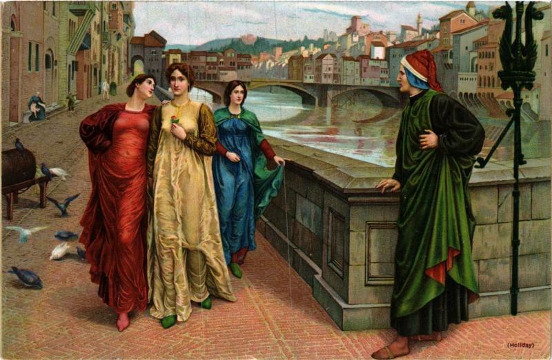 CPA STENGEL The Meeting of Dante and Beatrice (744866)