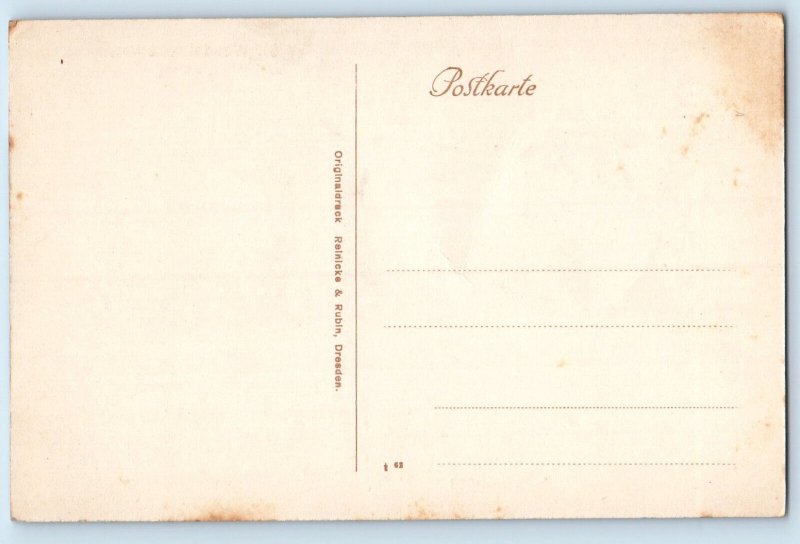 Sankt Wendel Saarland Germany Postcard Schlosspark c1910 Antique Unposted