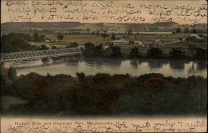 Mechanicville New York NY Hemstreet Park Bridge c1910 Vintage Postcard