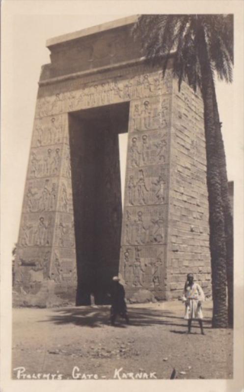 Egypt Karnak Ptolomey's Gate Real Photo