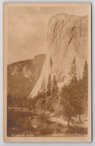 El Capitan RPPC Yosemite California Postcard A47