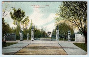 PUEBLO, CO Colorado  GATEWAY to CITY PARK  1907?  Hyde Paper Co.  Postcard