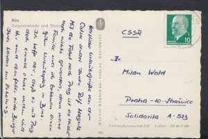 Germany Postcard - Binz - Kurpromenade Und Strand    T7381