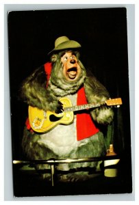 Vintage 1978 Postcard Walt Disney World Big Al From the Country Bear Jamboree
