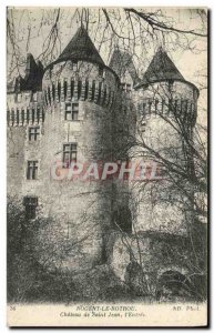 Old Postcard Nogent Le Rotrou Chateau De Saint Jean L & # 39Entree