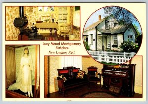 Lucy Maud Montgomery Birthplace, New London Prince Edward Island Multiview PPC#2